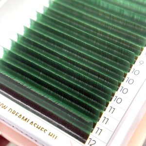 Sötétzöld műszempilla