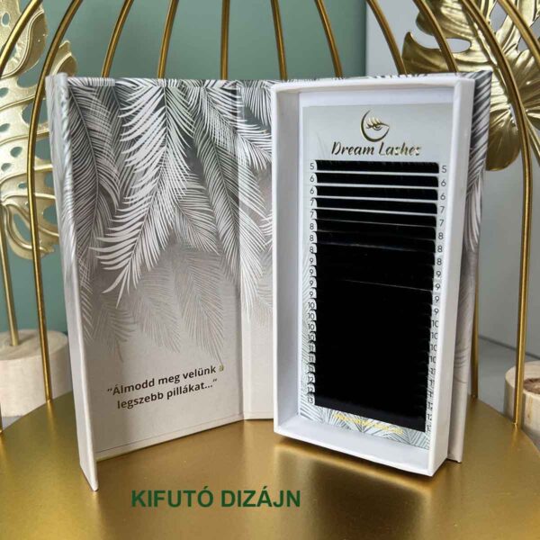 Dreamlashes prémium fekete 22 soros műszempilla kifutó dizájn