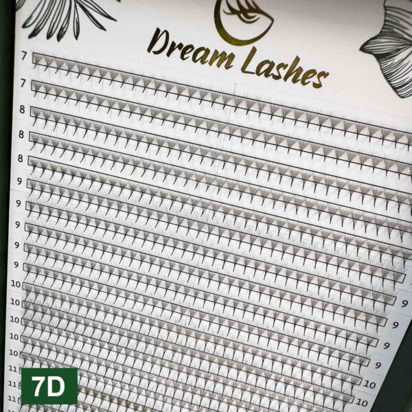 Dreamlashes Prémium fekete Promade műszempilla 7D fanok