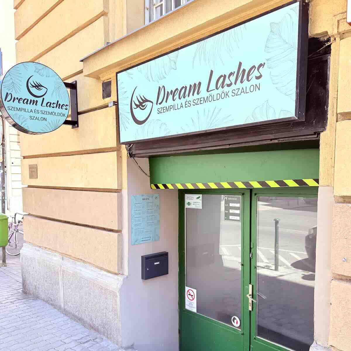Dreamlashes műszempilla szalon nyitás 2024-ben