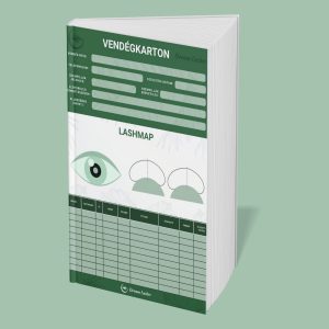 Digitális vendégkarton műszempilla stylistoknak Dreamlashes