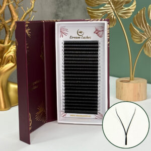 YY Wide Fekete Dreamlashes 22 soros műszempilla