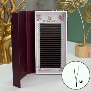 YYU Sötétbarna Dreamlashes 22 soros műszempilla